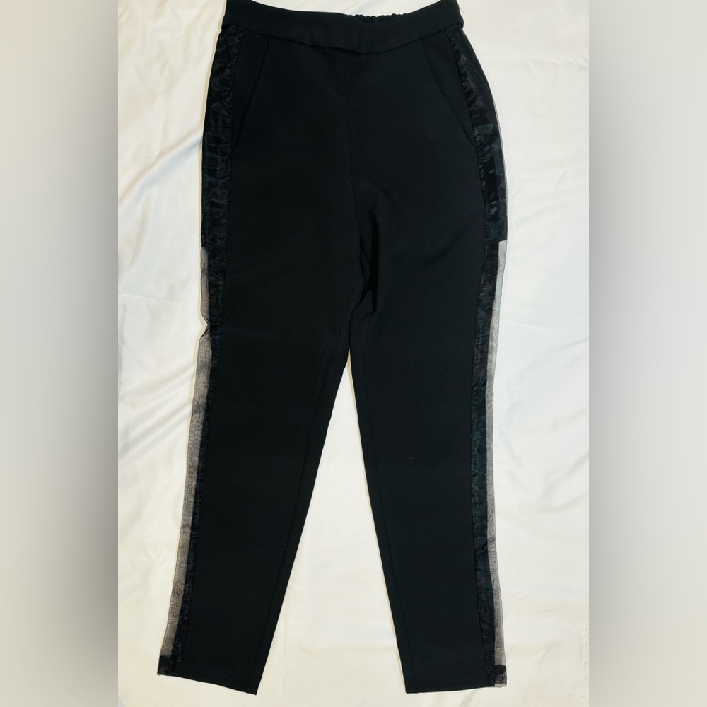 BCBGeneration black pants with sheer insets